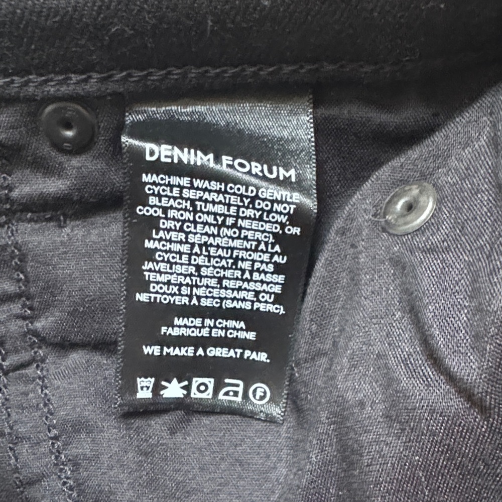 NWT Aritzia Denim Forum Cowgirl Black Micro Skirt - Picture 13 of 14